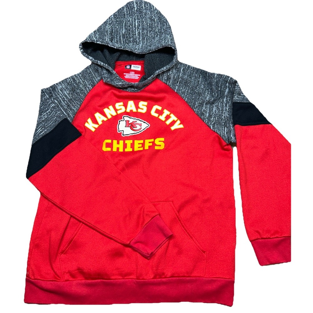 NFL Team Apparel Kansas City Chiefs‎ Hoodie, Men's Large